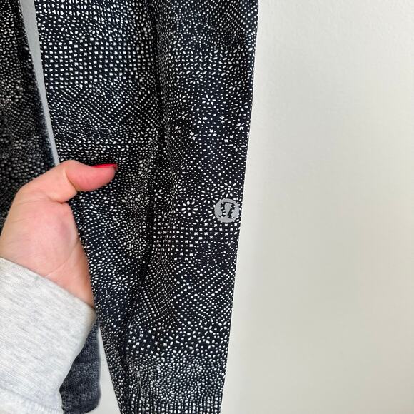 Lululemon Fast & Free 7/8 Tight II *Nulux 25" Meisai White Black 4 - Picture 9 of 10